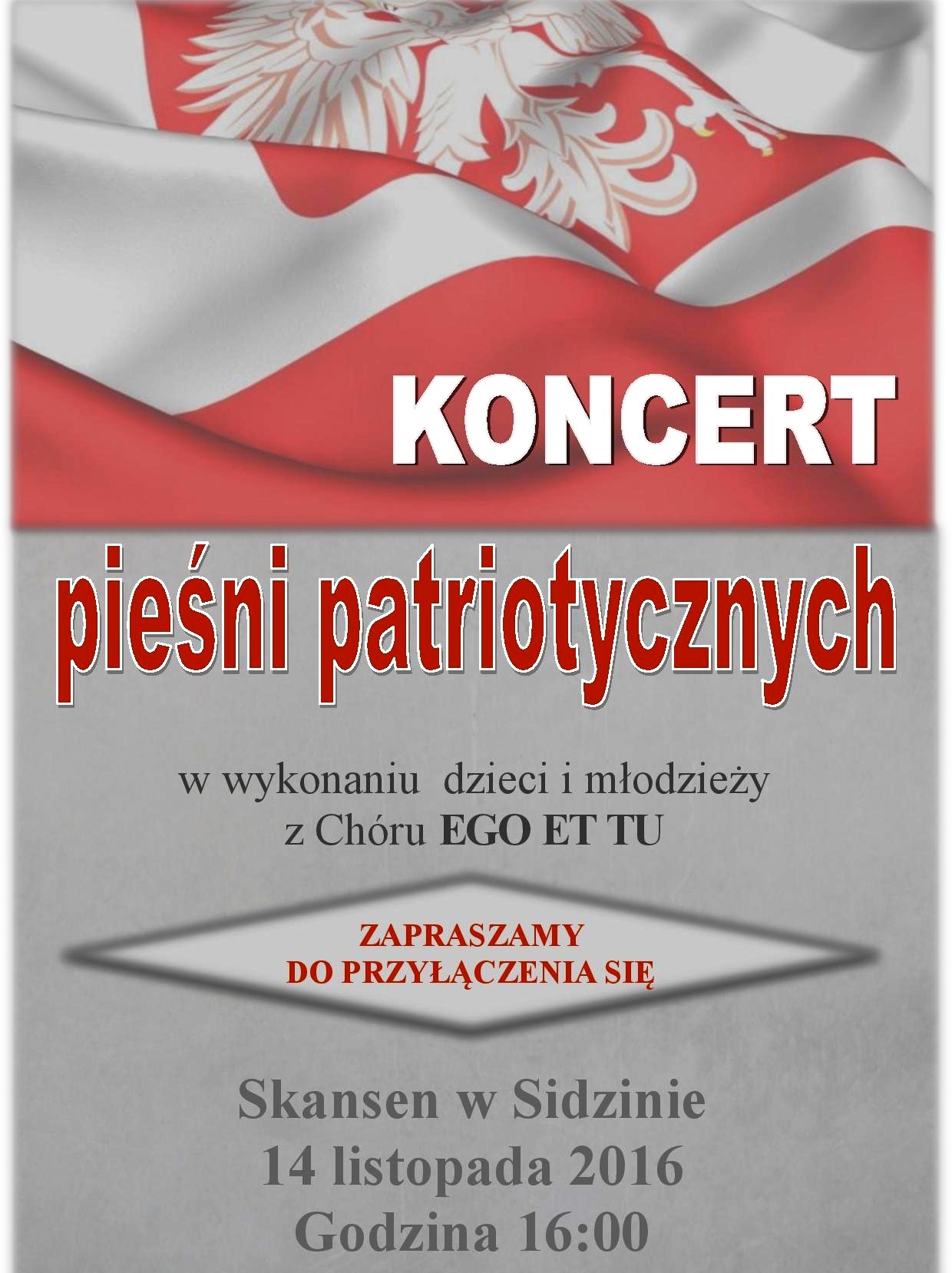 Trzy Tytuły Pieśni Patriotycznych Związanych Z Legionami Polskimi Koncert pieśni patriotycznych | Gmina Bystra-Sidzina